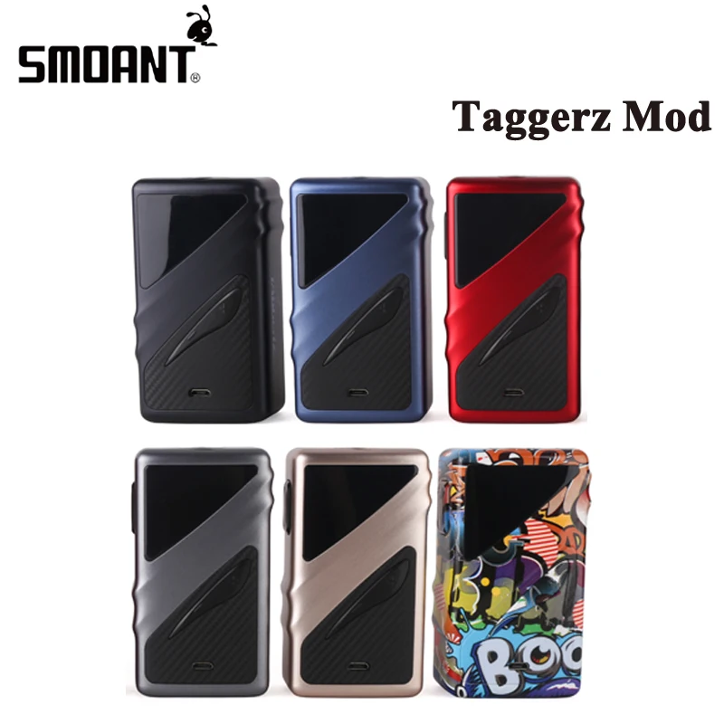 

Original Smoant Taggerz MOD 200W Taggerz Electronic Cigarette Box Mod Vape OLED Screen E-Cig Vaporizer Support RTA RDA RDTA