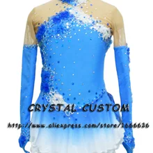 Заказные Взрослые платья для фигурного катания на льду с спандексом изящное Новое Брендовое платье для фигурного катания для соревнований DR2751