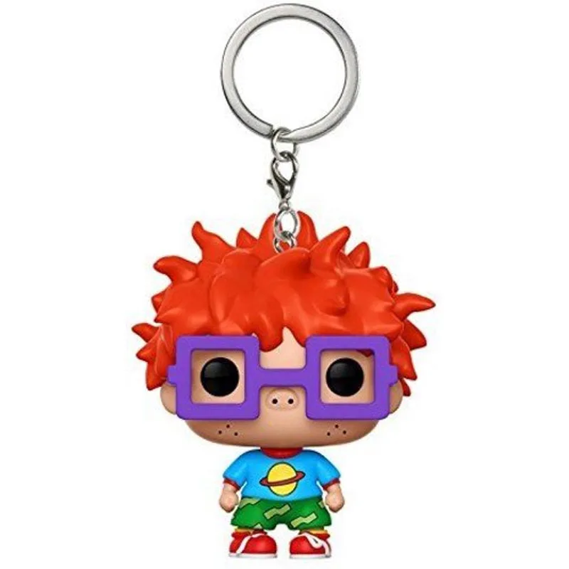 Cheapest Rugrats in Paris Chuckie Action Figures Key Chain Toy Doll