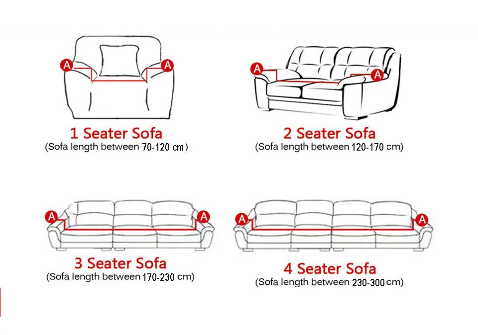 Евро чехлы для диванов 1/2/3/4 сиденья мягкий диван чехлов для Гостиная стрейч Универсальный секционные диванные чехол для дивана
