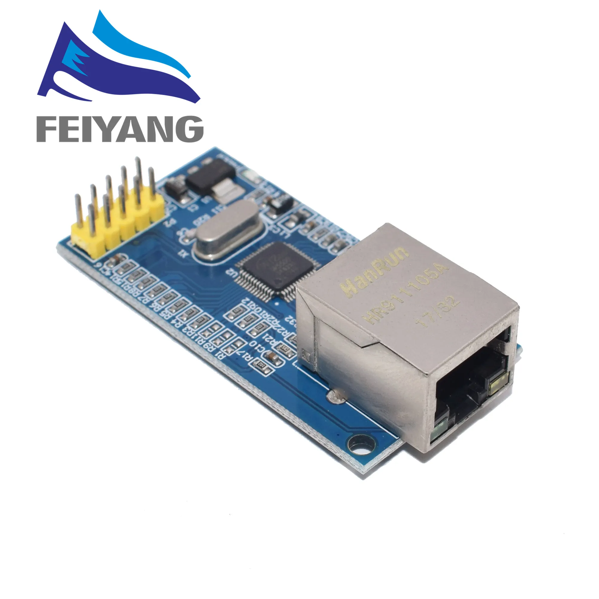 W5500 сетевой модуль Ethernet аппаратное TCP/IP 51/STM32 микроконтроллер программы по W5100