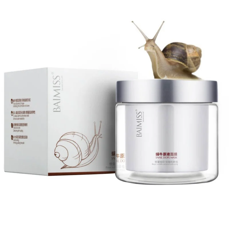 

Snail Serum Face Sleeping Mask Repair Skin Acne Treatment Mask Black Head Remover Whitening Mask