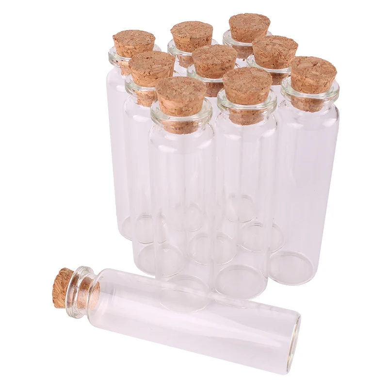 

Стеклянная мини-парфюмерия, размер 22*80*12,5 мм, 50 шт., 20 мл, искусственная специя с пробкой, подвеска, рукоделие, свадебный подарок