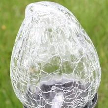 Светодиодный светильник на солнечных батареях, яркий светильник для улицы, Точечный светильник, садовый ландшафтный светильник, треснутый светильник для газона DTT88