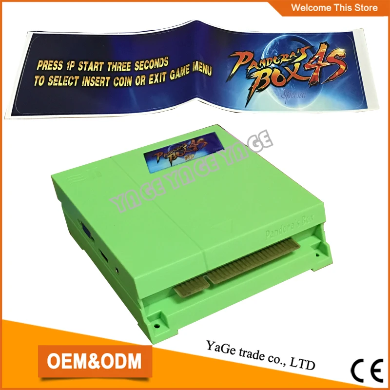 

Best price!!!Pandora's Box 4S jamma arcade game 680 different games in 1 pcb board, multi game board/game box