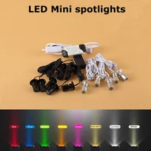 Ультра яркий 1 Вт открытый светодиодный мини-прожектор AC85-265V 30 градусов угол луча для счетчик ювелирных изделий Витринный Шкаф световая серия