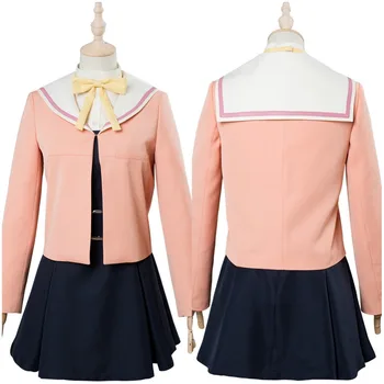 

Bloom Into You Yuu Koito Cosplay Costume Girls Dress Pink School Uniform Halloween Carnival Cosplay Costume Custom Made