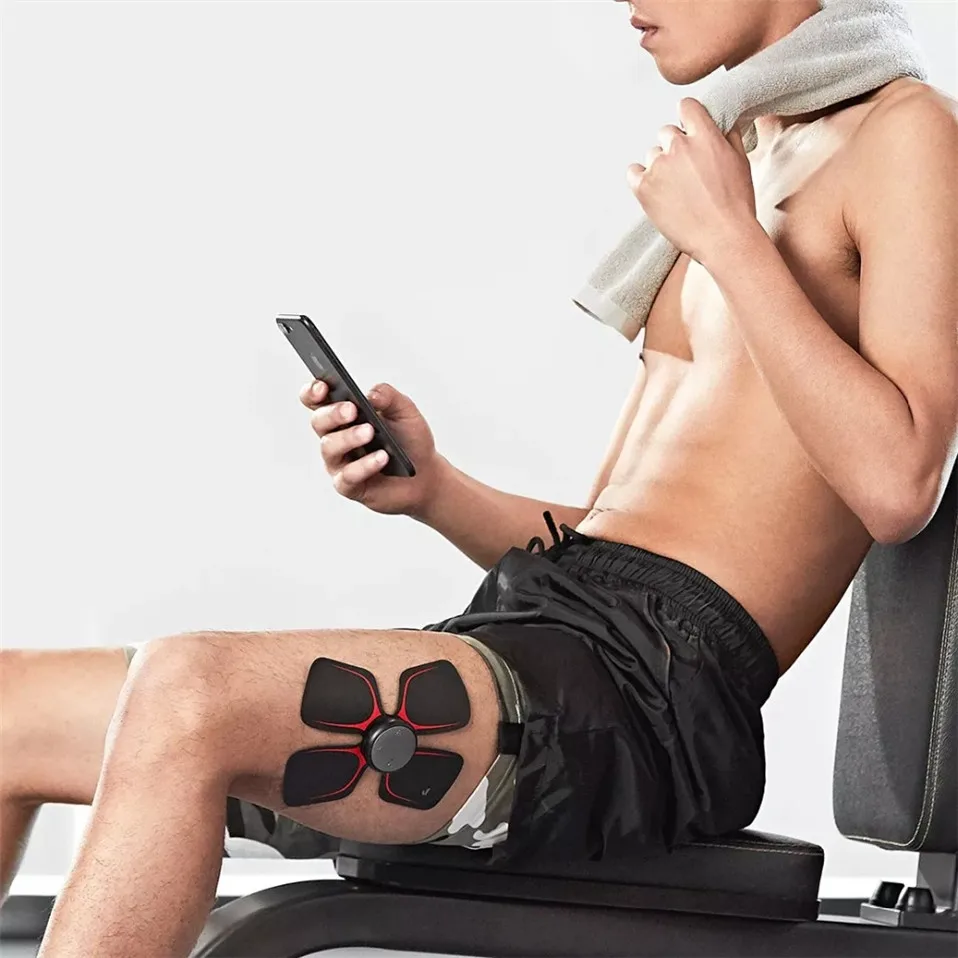 Original Xiaomi Leravan LF Massage Magic Sticker H105 Four-wheel Drive Electric Massager Electric Stimulator Body Relax Muscle (7)