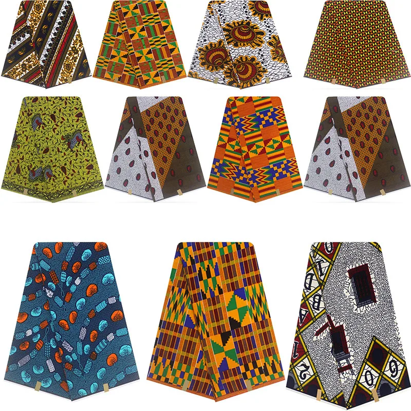 

African wax prints fabric soft hollandais wax 2019 high quality african fabric real dutch wax 6yards cotton ankara fabric HH-A18
