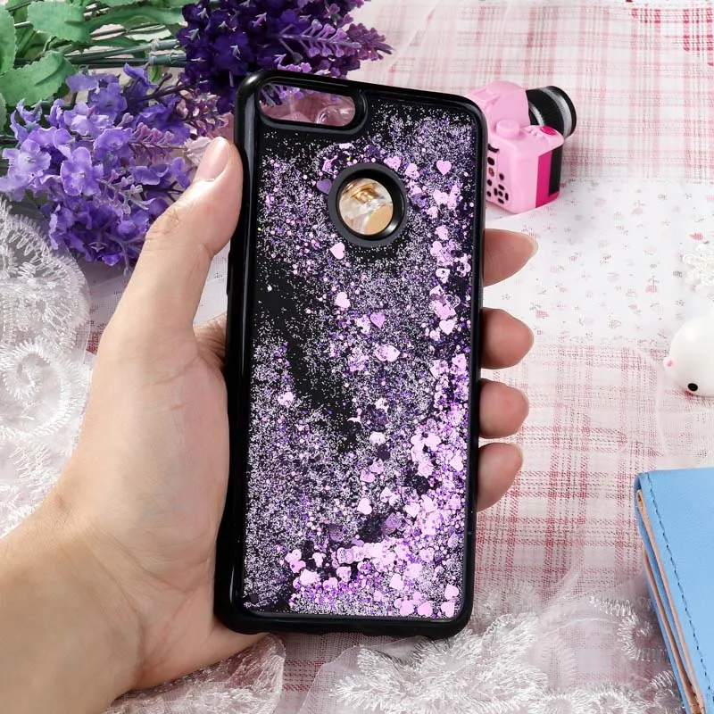 

Cases For Honor 7A 7C Pro Huawei Y5 Y6 Prime Y9 2018 Y7 Pro 2019 Nova 3 3I 4 Plus 2017 P9 Lite Mini Case Soft Black Liquid Cover
