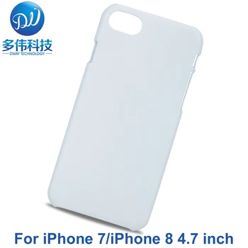 

For iPhone 8 Cover DIY Printed PC Plastic Hard 3D Sublimation Blank Phone Back Case For Apple iPhone 7 Shell Fundas Coque 100PCS
