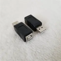 100 шт/партия usb type A папа-принтер порт Женский адаптер USB AM/конвертер BF разъем для принтера Черный