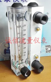 

LZT-15T air flowmeter with adjustable panel type 72-720LPM 2.4-24SCFM air flowmeter