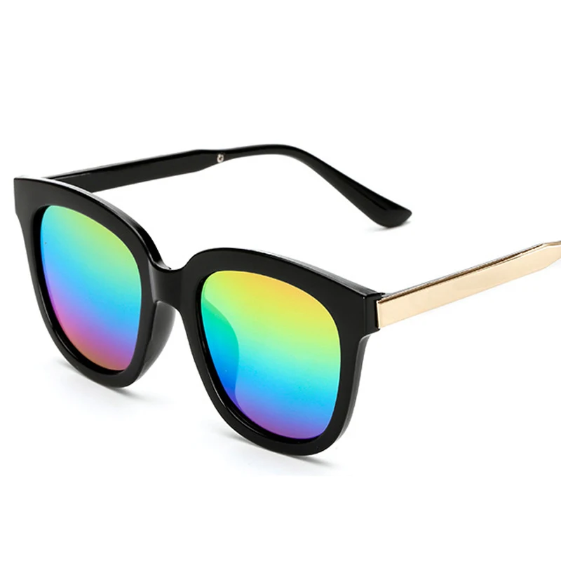 2019 Новый Винтаж круглый кошачий глаз, солнцезащитные очки, Для женщин Брендовые очки в ретро-стиле с зеркальным покрытием линз, солнечные