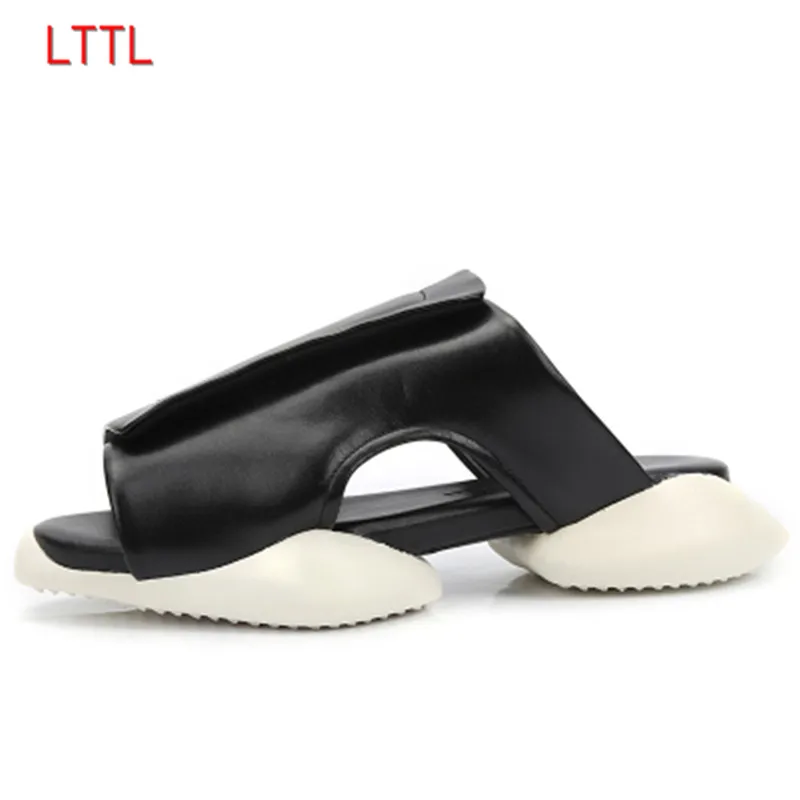 baratas Nova Verão Individuais Antiderrapante Calcanhar Grosso Sapatos Homens Estilo Britânico Sandálias Gladiador Seaside Sandy Hook Loop Homens Sapatos de Praia