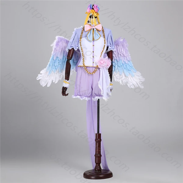 Женский костюм для косплея Love live белый Рина хошидора реквизит телефона и