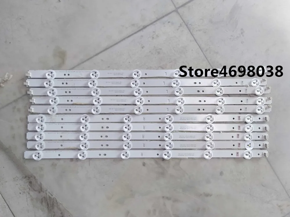 Набор 10 шт. Светодиодная лента подсветки для 49D1000 49C1000 850095046 LB-C490F13-E2-L-G1-SE2