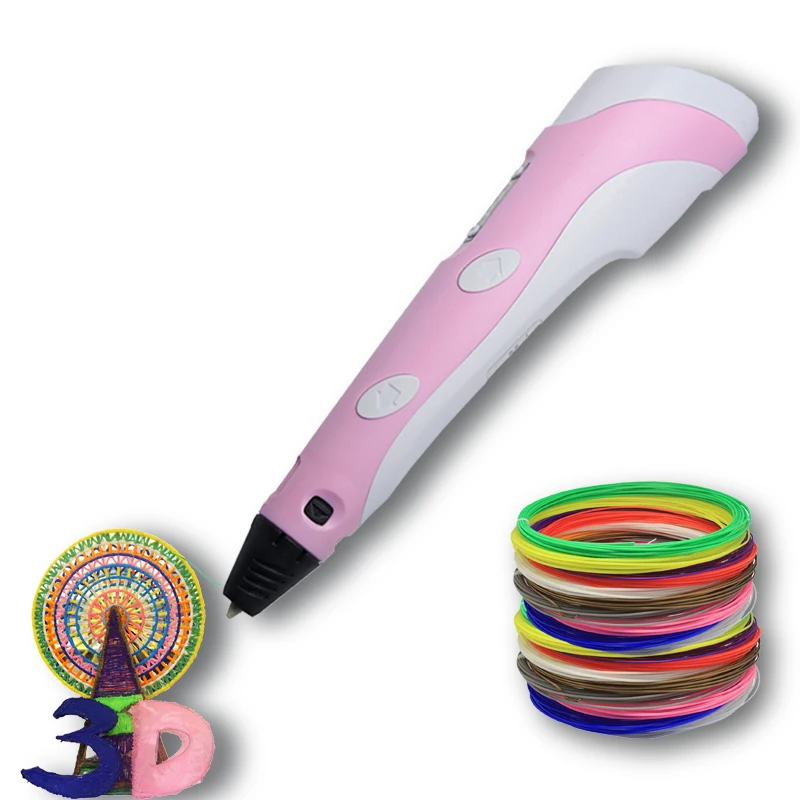 

Printing 3D Pen Pencil Canetas Criativa Lapiz 3D Pen Printing Birthday Gift PLA Filament 3D Printing Pen for kids Drawing With