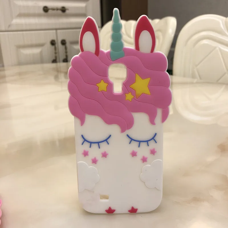 Для samsung Galaxy S4 3D милый мультяшный Единорог Минни кошка кекс силиконовый чехол для Galaxy S4 i9500 задняя крышка для телефона