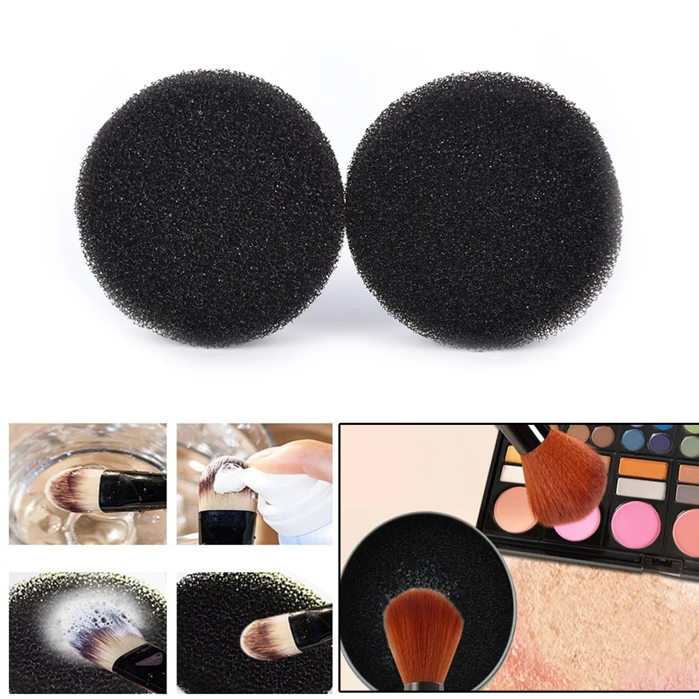 2Pcs Makeup Sponge Cleaner Round Sponge Remover Eyeshadow Sponge Tool Hot Sale