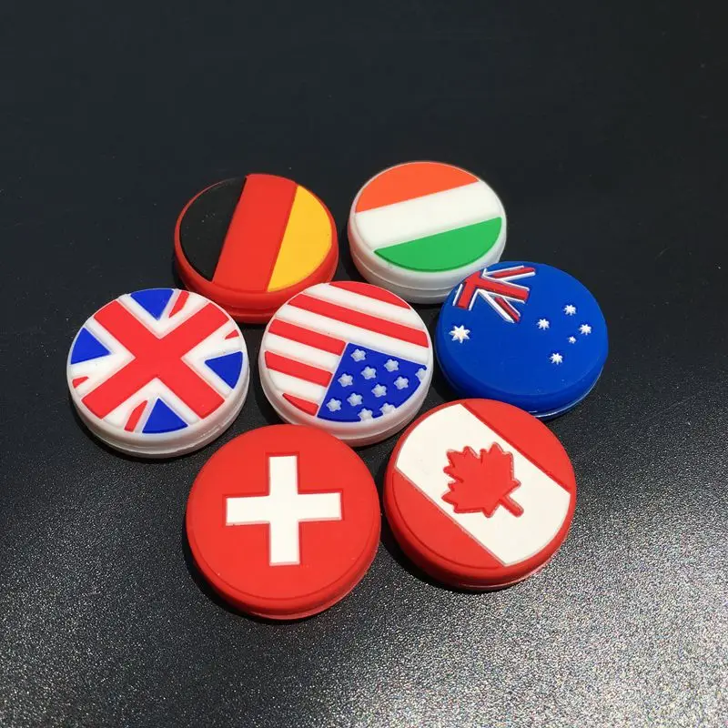 1 pc National flag Tennis Damper Shock Absorber to Reduce Tenis Racquet