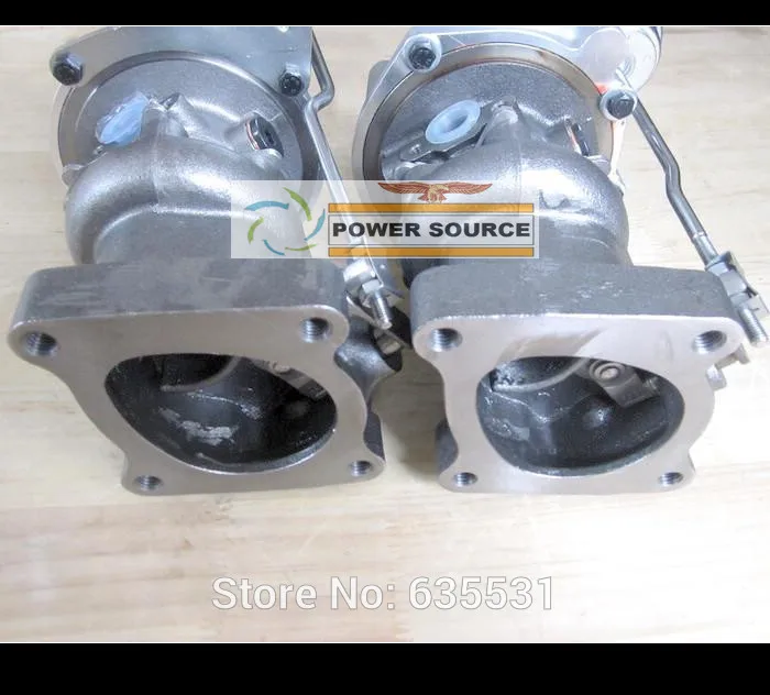 K03 53039880016 53039880017 Twin Turbos Turbocharger For AUDI S4 97-01 A6 99-01 AJK ARE AZB AGB V6 2.7L 265HP (5)