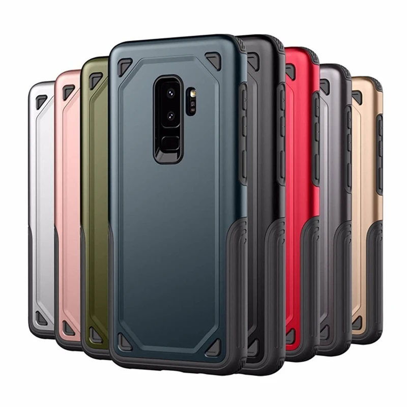 

Military Shockproof Armor Case For Samsung Galaxy S10e S9 S8 Note 10 Plus S7 edge J4 J6 A6 A8 2018 Slim Rugged PC Hard Cover