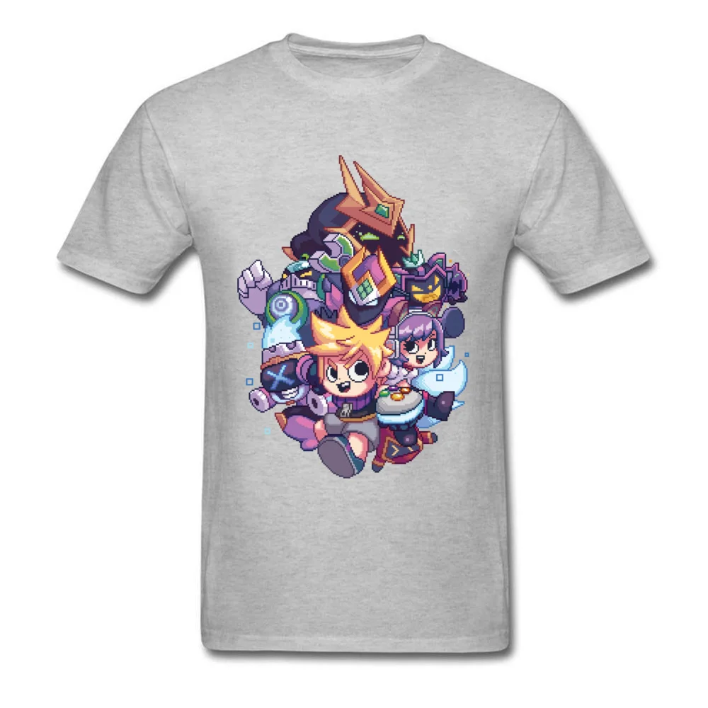 Classic Men Tops Shirts Arcade Up Fitness Tight Tshirts All Cotton Short Sleeve Funny T-Shirt Round Collar Drop Shipping Arcade Up grey