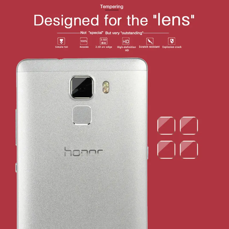 

Accessory Back Camera Lens Screen Protector For Huawei Honor 7 PLK-AL10 PLK-TL01H PLK-UL00 5.2 in Tempered Glass Camera Film