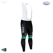 Профессиональная команда Зима термо флис концепция Велоспорт нагрудники черный 12D Велосипедное трико одежда костюм для езды на горном велосипеде Ropa Ciclismo