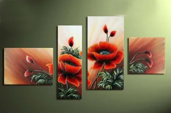 

4pcs/set 3D Diy Square diamond painting flower home decor, cross stitch Mosaic 3d diy Diamond embroidery rose crafts Needlework