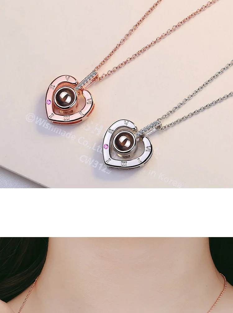 20mm13mm Chain with Amethyst Attractive 925 Sterling Silver Women Pendant