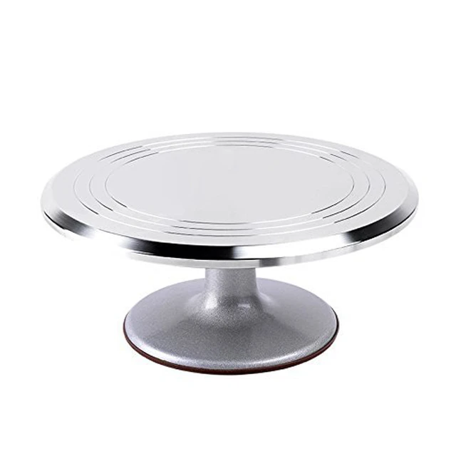 12 Inch Decoration Cake Stand Professional Cake Turntable Aluminum