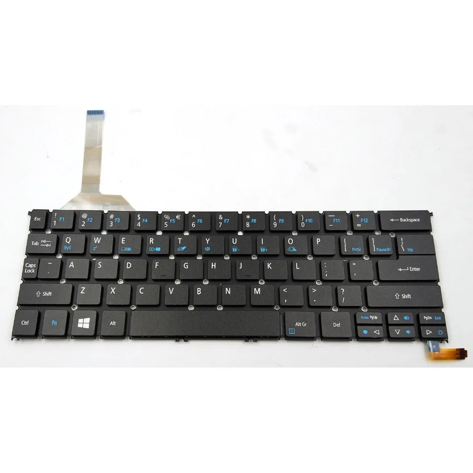 経典 Keyboard Laptop US New For R7 R7-371T R7-371 R13 Aspire Acer パソコン用キーボード