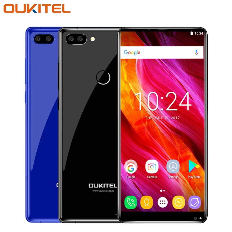 Original Oukitel MIX 2 Cell Phone 5 99 inch 6GB RAM 64GB ROM HelioP25 Octa Core