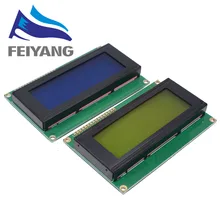 10 шт. 20x4 ЖК-модули 2004 ЖК-модуль с светодиодный голубой подсветкой белый Символ/желтый зеленый