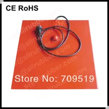 Лидер продаж гибкая силиконовая резина подогреватель 110 В 600*600 мм