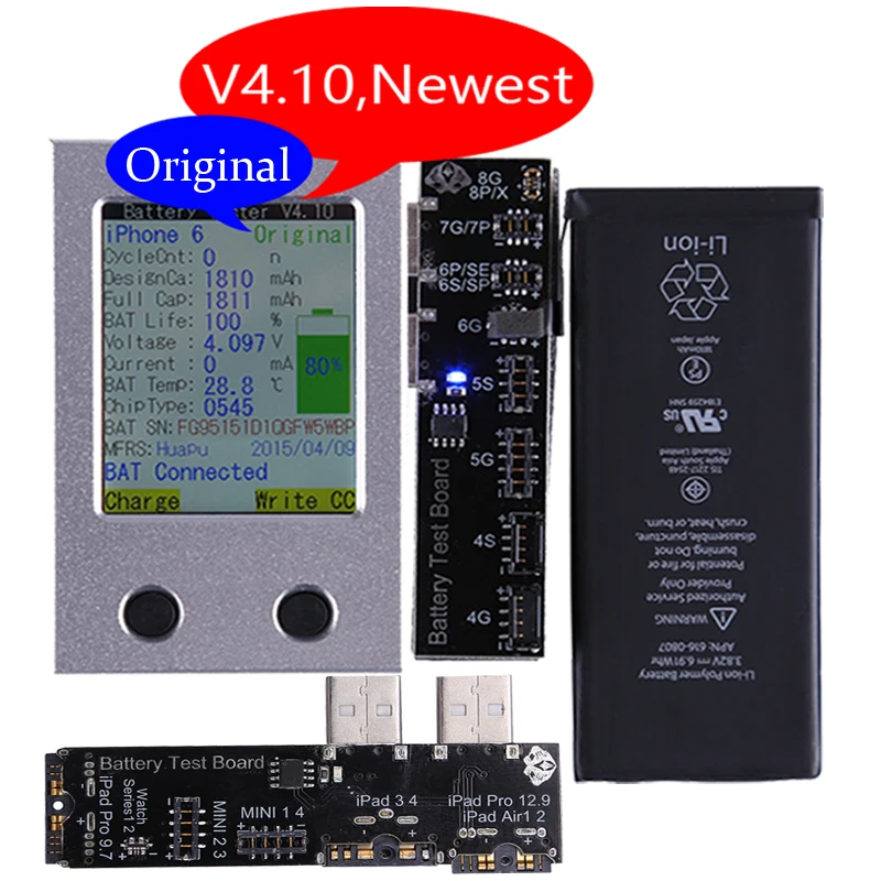 Newest Apple iPhone Battery Tester For iPhone X 8 8P 7 7P 6 6P 6S 6SP 5