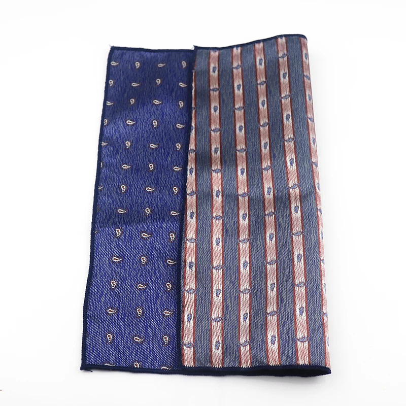 La MaxPa новые модные мужские галстуки полиэстера 6 см Ширина дизайнер Пейсли узкие карман квадратный 25*25 см платок галстуки Комплект много