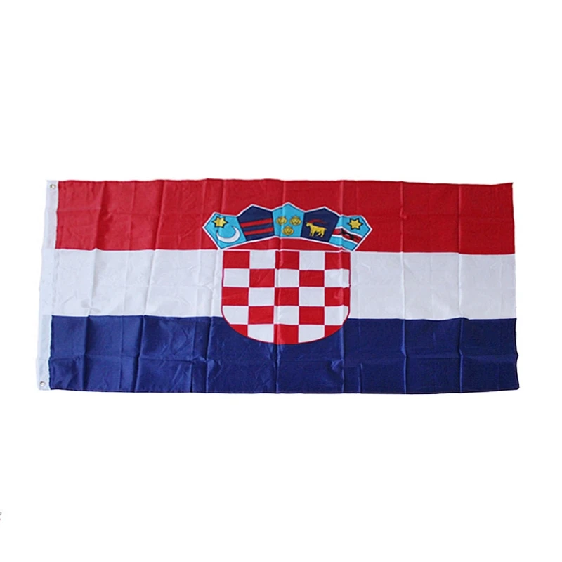 2018 Новый 90*150 см Хорватия Национальный флаг полиэстер 3 * 5ft баннер наружный внутренний празднование большой флаг A89
