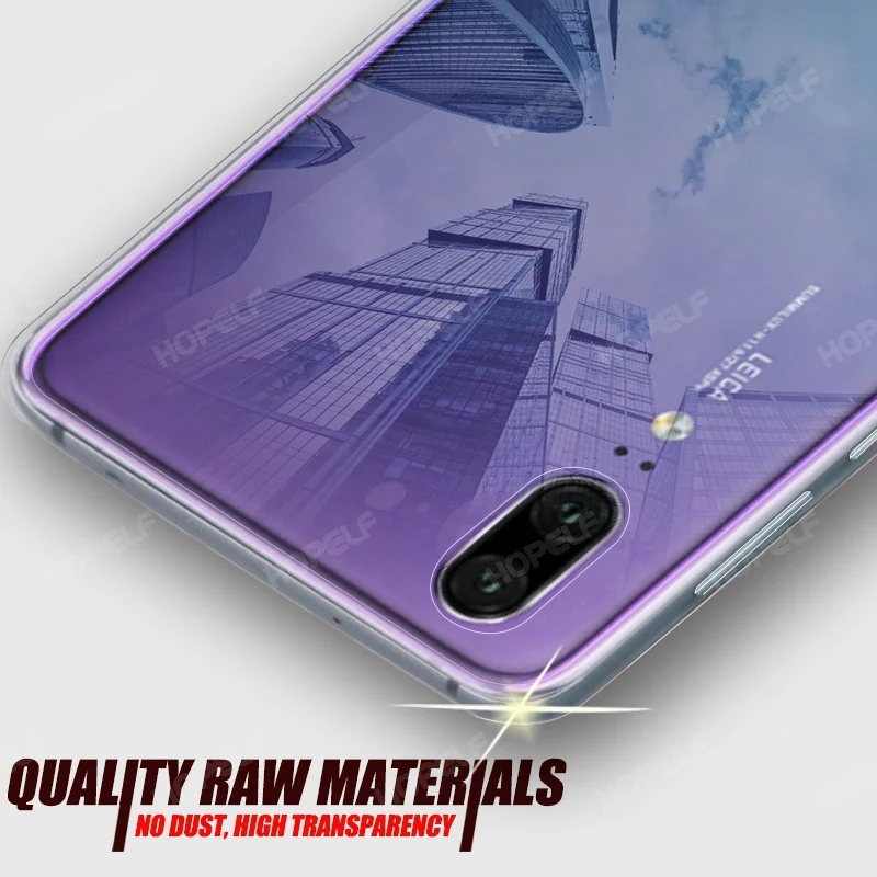 

HOPELF Transparent Case for Huawei P20 Pro Case Silicone Ultra Thin TPU on Cover for Coque Huawei P20 Lite Case on Huawei P20