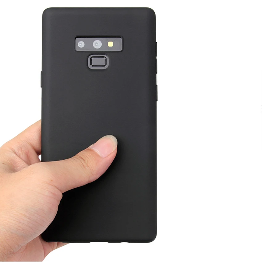 Phone Case for Samsung Galaxy S8 S9 Plus Note8 Note9 A5 A6 A7 A8 2018 J7duo Cell Case Shell Protection Black Mobile Phone Cover (3)