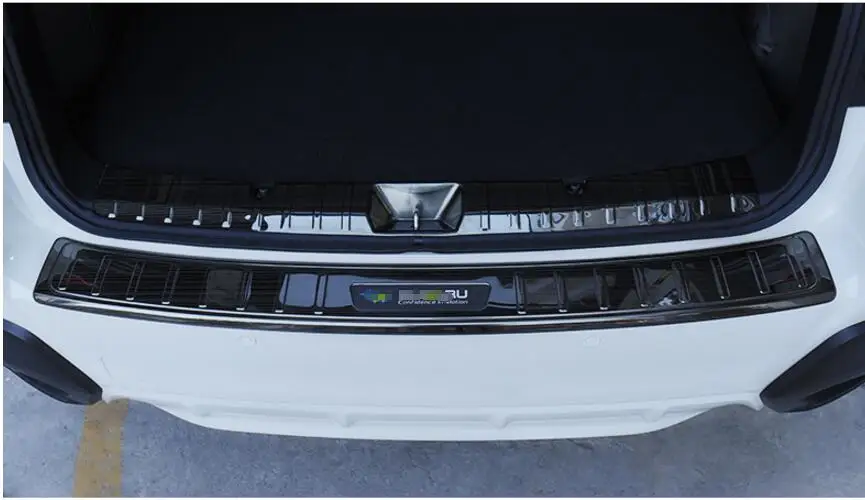 

For Subaru XV 2018 2019 Car styling Allunga In Acciaio Inox Paraurti Posteriore Protector Sill Trunk Trim