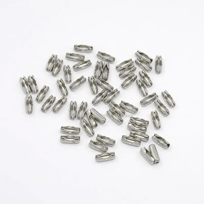 500pcs Fit for 2.5mm Ball Chain 304 Stainless Steel Connectors Jewelry Making DIY Bracelet Necklace | Украшения и аксессуары