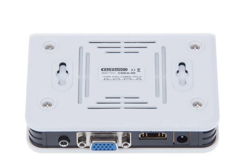 

DOITOP VGA to HDMI Output 1080P HD TV Video Converter Adapter Box Digital to Analog Video Audio for PC Laptop Tablet