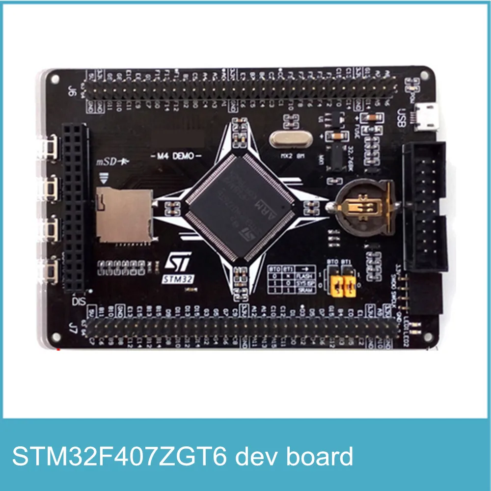 Online Alta calidad STM32F407ZGT6 Placa de desarrollo ARM M4 STM32F4 placa compatibilidad múltiple extensión
