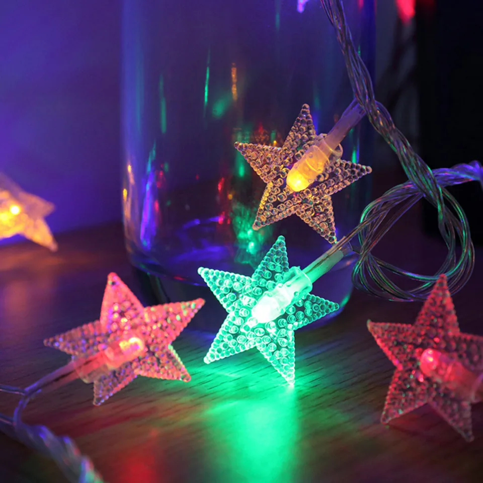 3m led String Fairy Light Battery Powered 20 Leds Fairy Lights Star Christmas Lights Outdoor Decoration Indoor Christmas Tree 1