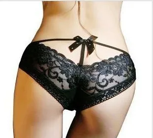 

Butterfly lace sexy underwear princess sexy ladies panties butterfly tie with diamond lace temperament 10pcs/Lot