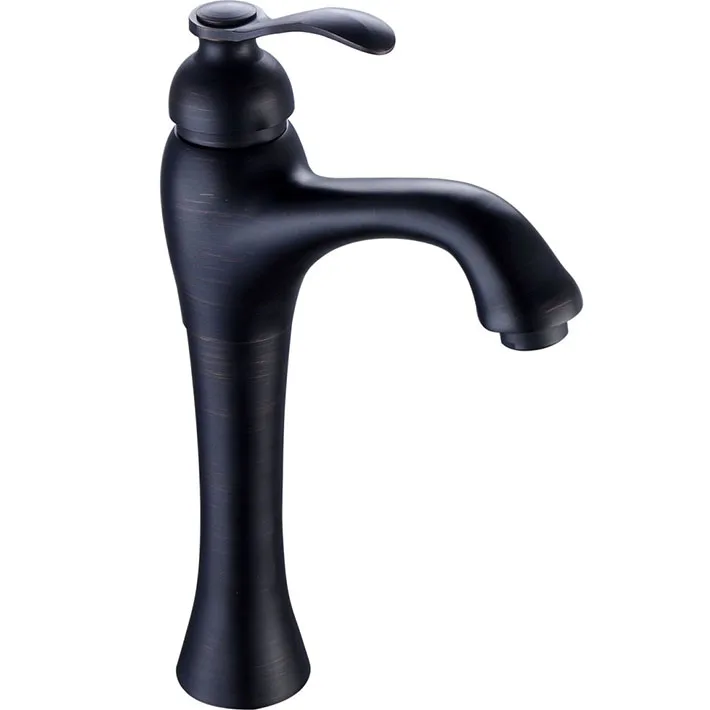 

Oil Rubbed Bronze (antique black ) Bathroom basin sink Faucets Lavatory One Hole/Hand Mixer Taps YM-032C
