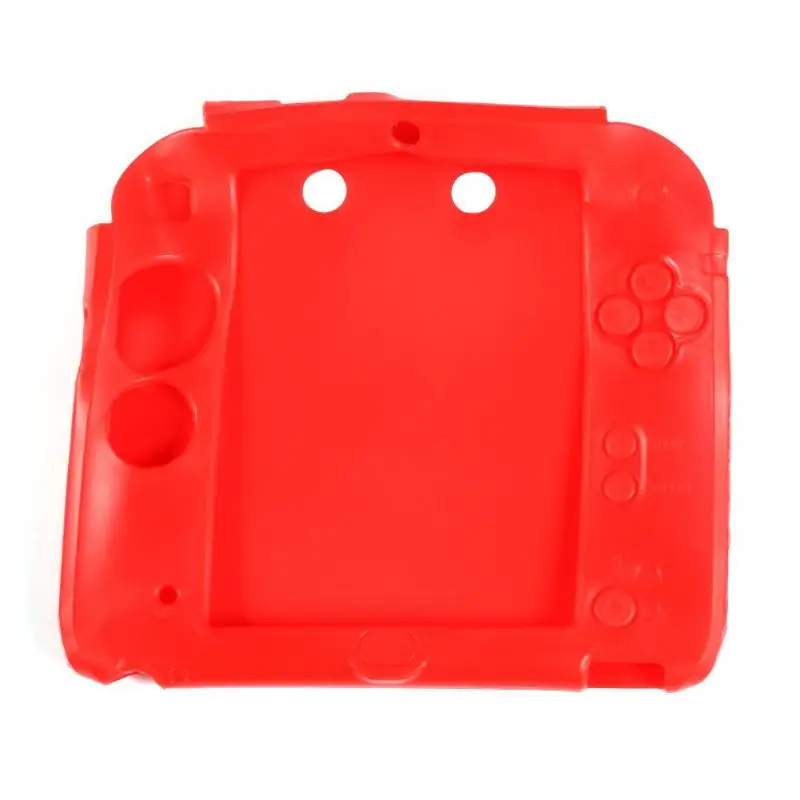 Мягкий силиконовый корпус, пылезащитный чехол, защитный чехол с рамкой для Nintendo 2DS, игровой консоли, высококачественный защитный чехол